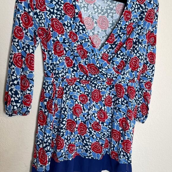 ModCloth rose surplice blouse - Picture 3 of 6